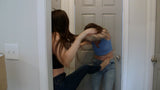 ARIA VS SUTTON - BIKER JACKET CATFIGHT