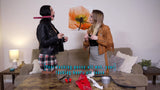 GAGGED MODEL SAY WHAT - ADELINE QUINN