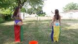 WET POTATO SACK RACE