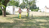WET POTATO SACK RACE