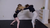 CHARLIE VS RACHEL - STRIP WRESTLING
