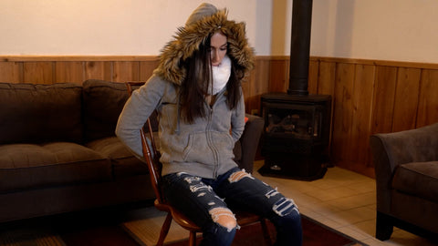 DAPHNE HOODED JACKET TIEUP