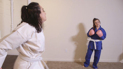ELAINA & CASEY MMA FIGHT