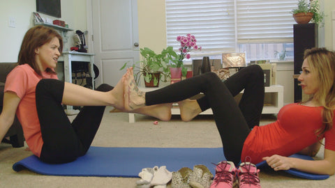 YOGA PANTS FOOT WRESTLE